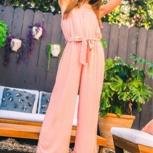 NWT pink jumpsuit